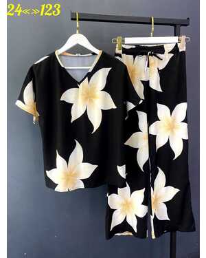 Женский Костюм двойка Ткань Лайт с сублимация