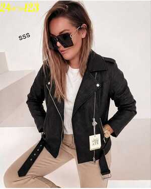 Женская Куртка кожа Фабричный Китай Цвета без выбора