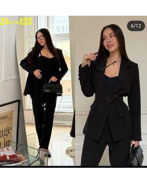 Женский костюм ткань барби