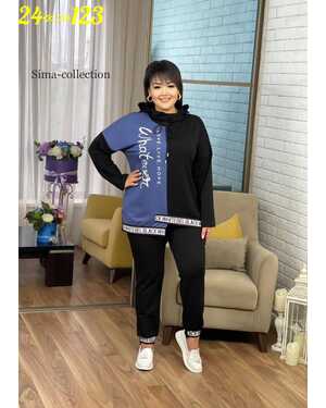 Женский костюм двойка Ткань трикотаж