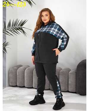 Женский костюм в размер Ткань Флис + Кашмир