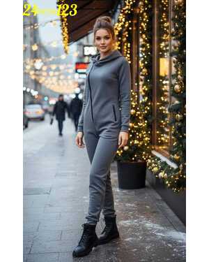 Женский Комбинезон ткань флис