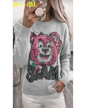 Женский свитер Размер 44 /50 оверсайз Фабричный Китай.