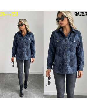 РАСПРОДАЖА женская рубашка. Фабричный Китай. Размеры единые: 44/50. Ткань джинс Цвета без выбора