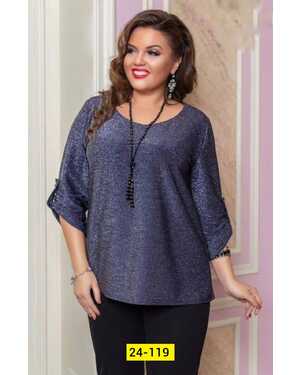 Женская Блузка ткань люрекс