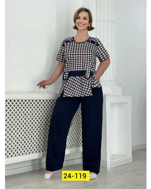 Женский Костюм двойка, хлопок