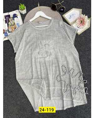 Женская блузка ткань лен