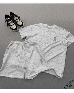 Женский Костюм Двойка Состав 95% COTTON, 5% SPANDEX Раз: 50-54 (ЕДИНЫЙ)