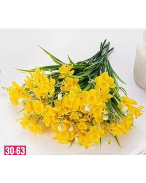 Искусственные цветы 1 букет: 5 ветки 15 голов , 38 см Упаковка 20 шт