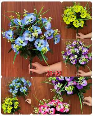 Искусственные цветы Размер 1 букет: 11 голов, 54 см Упаковка 10 шт