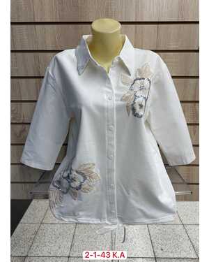 Женская рубашка Раз:мер XL(52) - 2XL(54) - 3XL(56) - 4XL(58)