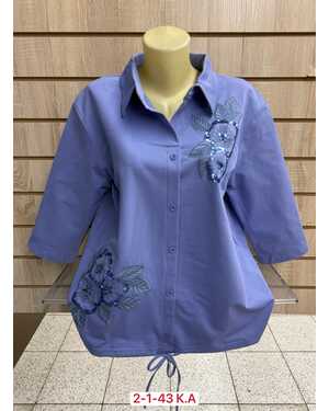 Женская рубашка Раз:мер XL(52) - 2XL(54) - 3XL(56) - 4XL(58)