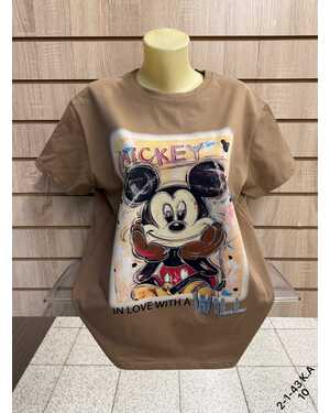 Женская Футболка, хлопок Варeнка Состав 95% COTTON, 5% SPANDEX Раз: 52-56 (ЕДИНЫЙ)