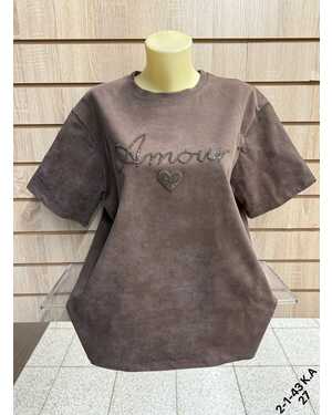 Женская Футболка, хлопок Варeнка Состав 95% COTTON, 5% SPANDEX Раз: 50-54 (ЕДИНЫЙ)