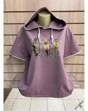 Женская футболка ткань хлопок Размер 50-54 (ЕДИНЫЙ)