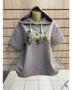 Женская футболка ткань хлопок Размер 50-54 (ЕДИНЫЙ)