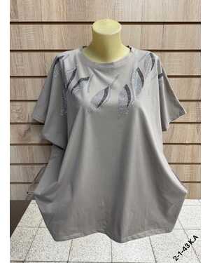 Женская футболка ткань хлопок Размер 64-68 (ЕДИНЫЙ)