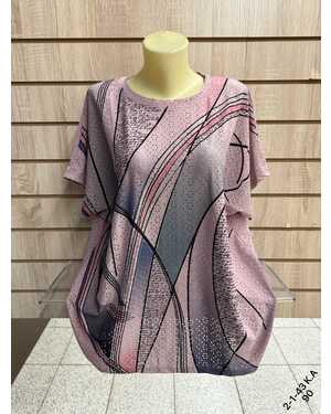 Женская футболка ткань хлопок Размер 56-60 (ЕДИНЫЙ)