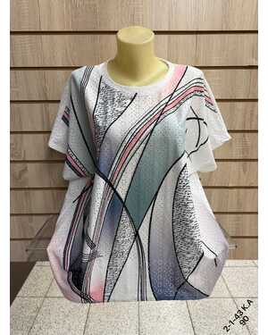 Женская футболка ткань хлопок Размер 56-60 (ЕДИНЫЙ)