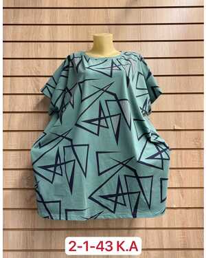 Женская футболка ткань хлопок Размер 64-68 (ЕДИНЫЙ)