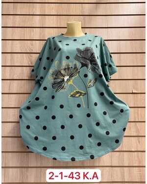 Женская футболка ткань хлопок Размер 64-68 (ЕДИНЫЙ)