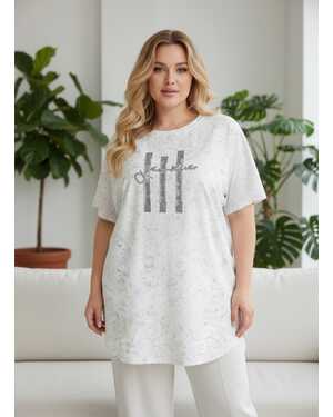 Женская футболка ткань хлопок Размер 64-68 (ЕДИНЫЙ)