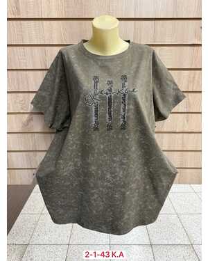 Женская футболка ткань хлопок Размер 64-68 (ЕДИНЫЙ)