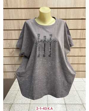 Женская футболка ткань хлопок Размер 64-68 (ЕДИНЫЙ)