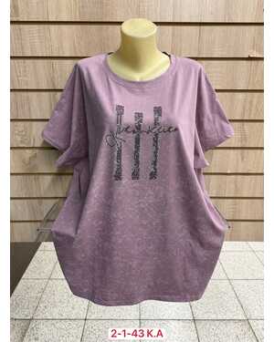 Женская футболка ткань хлопок Размер 64-68 (ЕДИНЫЙ)