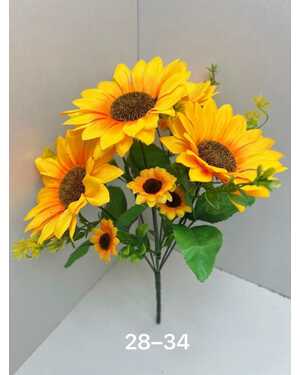 Искусственные цветы Размер 30см 7 голова упаковка 40 шт