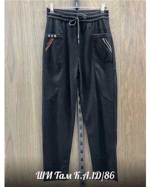 Женские брюки ткань Рубчик хлопок 97% капроновые 3% Тянутся Маломерят на размер