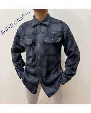 МУЖСКАЯ РУБАШКА ТКАНЬ ФЛИС (ТЯНЕТСЯ) В РАЗМЕР