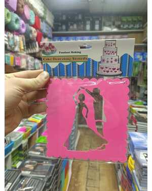 Пластиковый кулинарный трафарет для украшения торта