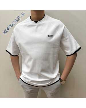 МУЖСКАЯ ФУТБОЛКА ТКАНЬ 95% COTTON , 5% АМИНОЛ ФАБРИЧНЫЙ КИТАЙ