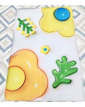 Коврик для ванной противоскользящий влаговпитывающий 3D Без выбора