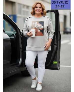 Женская Ткань двунитка Фабричный Китай. Размер Единый 52-62