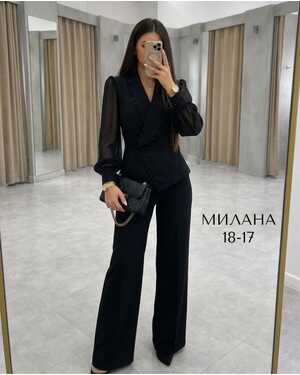 Женский костюм ткань Барби (плотная)