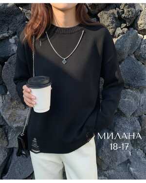 Женский свитер Ткань из кашемира фабричной вязки Размер единый 46-52