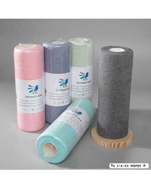 Салфетка в рулоне многоразовая Один рулон- 20 шт. Размер: 25*25 см. Состав: Микроволокно