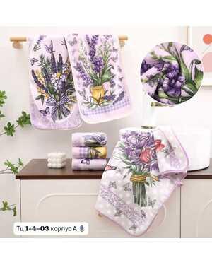 полотенца для рук и кухни с петелькой Размер:25*50 см. В упаковке 12шт разные рисунок