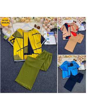 Женский костюм Ткань Кофта Бенгалин Ткань Штаны Сингапур