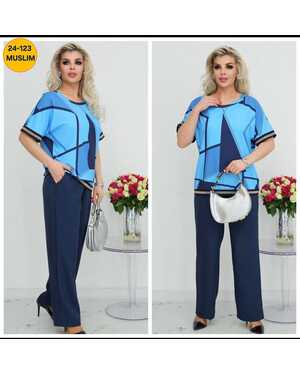 Женский костюм Ткань Кофта Бенгалин Ткань Штаны Сингапур