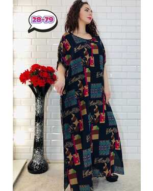 ЖЕНСКОЕ ПЛАТЬЕ ТКАНЬ ШТАПЕЛЬ РАЗМЕР ЕДИНЫЙ 64-78