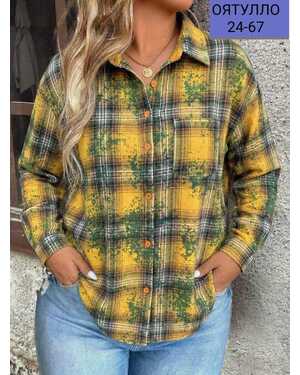 Женская Рубашка Фабричное качество ТКАНЬ: Х/Б