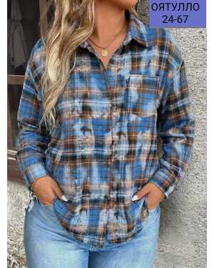 Женская Рубашка Фабричное качество ТКАНЬ: Х/Б