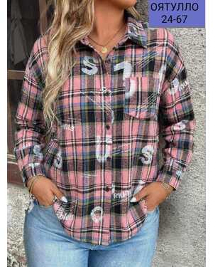 Женская Рубашка Фабричное качество ТКАНЬ: Х/Б