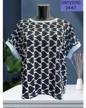 Женская Блузка Материал 95% COTON 5% ЭЛАСТАН