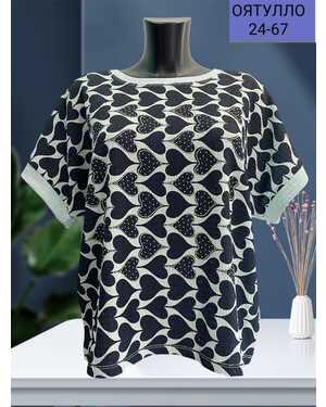 Женская Блузка Материал 95% COTON 5% ЭЛАСТАН