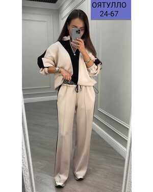 Женский костюм ткань крепун