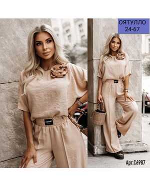 Женский костюм Ткань: сингапур (жатка) цветочек в комплекте